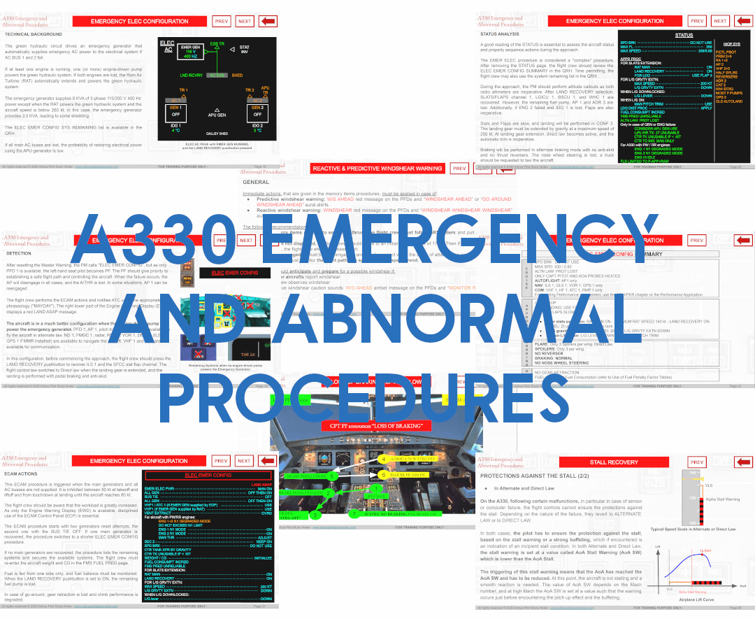 Airbus Pilot Study Notes - Flight Training Tools