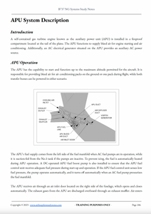 B737 Pilot Systems APU