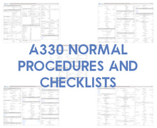 Load image into Gallery viewer, Airbus A330 - Normal Procedures and Checklists Study Notes
