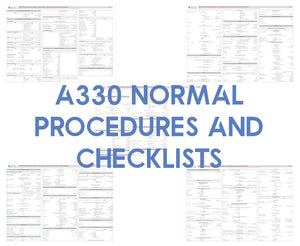 Airbus A330 - Normal Procedures and Checklists Study Notes