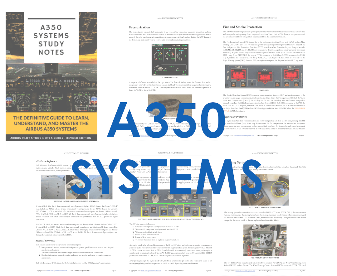 The A350 Systems Study Notes | Airline Pilot Study Notes